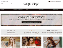 Tablet Screenshot of corset-story-fi.com